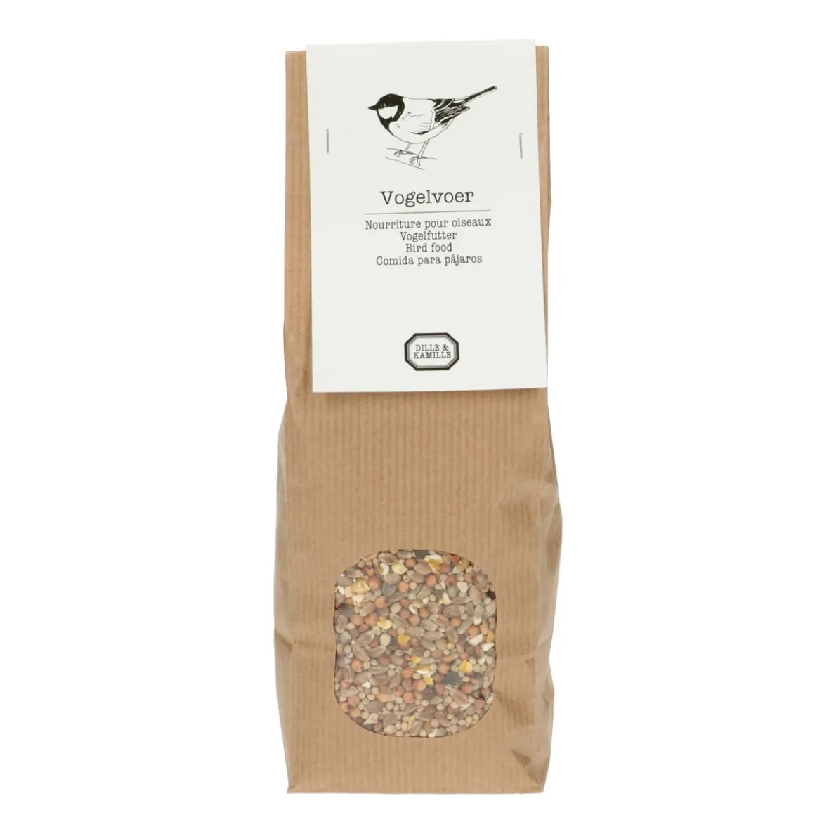 Vogelvoer, granen en zaden, 500 gram