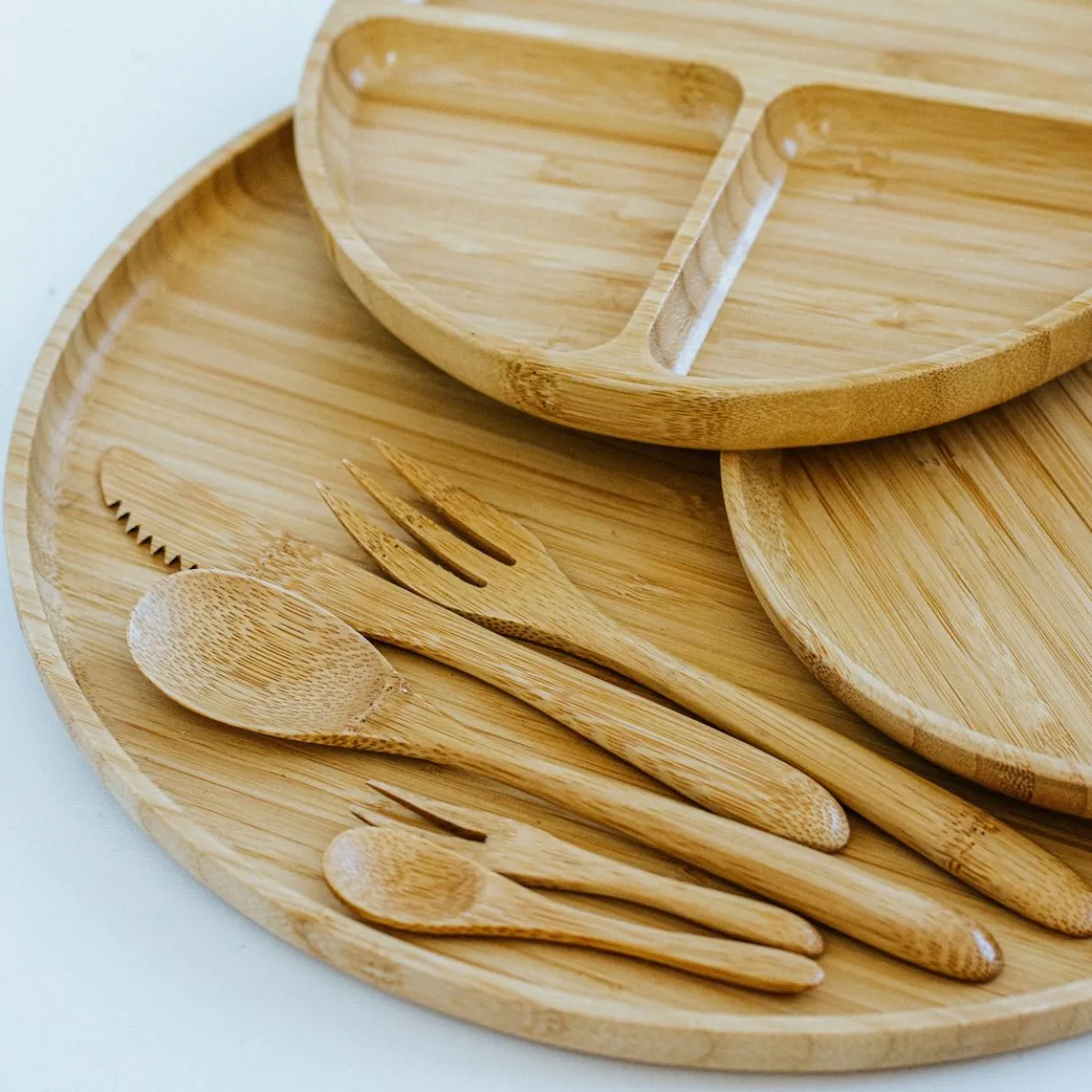 Vork picknick, bamboe