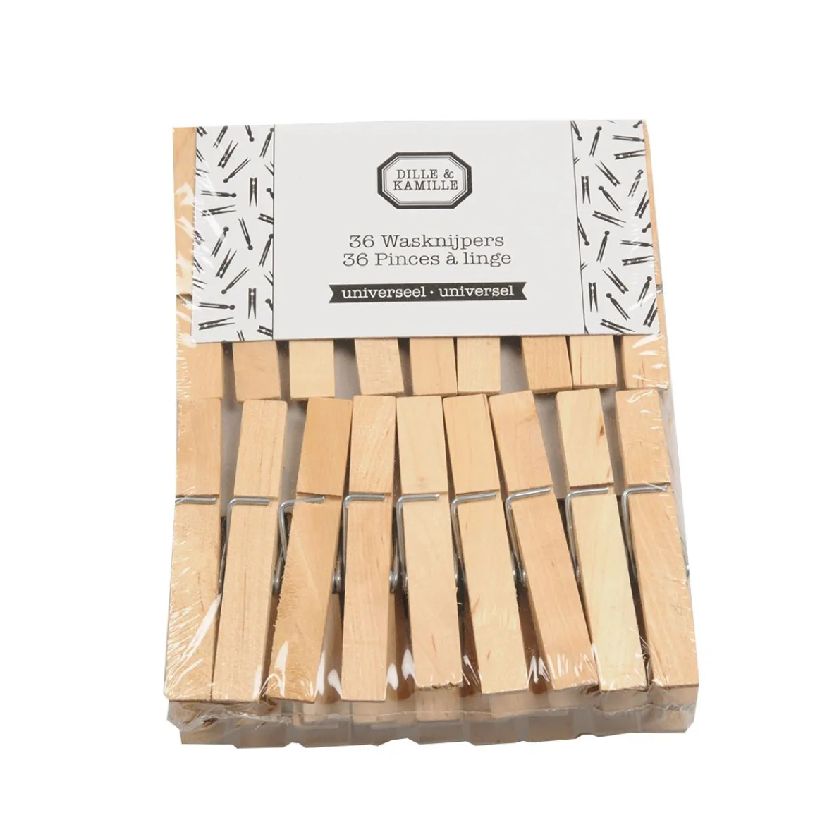 Wasknijpers, 36 stuks