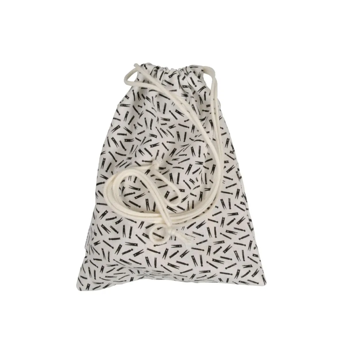 Wasknijperzak, katoen, 18 x 23 cm