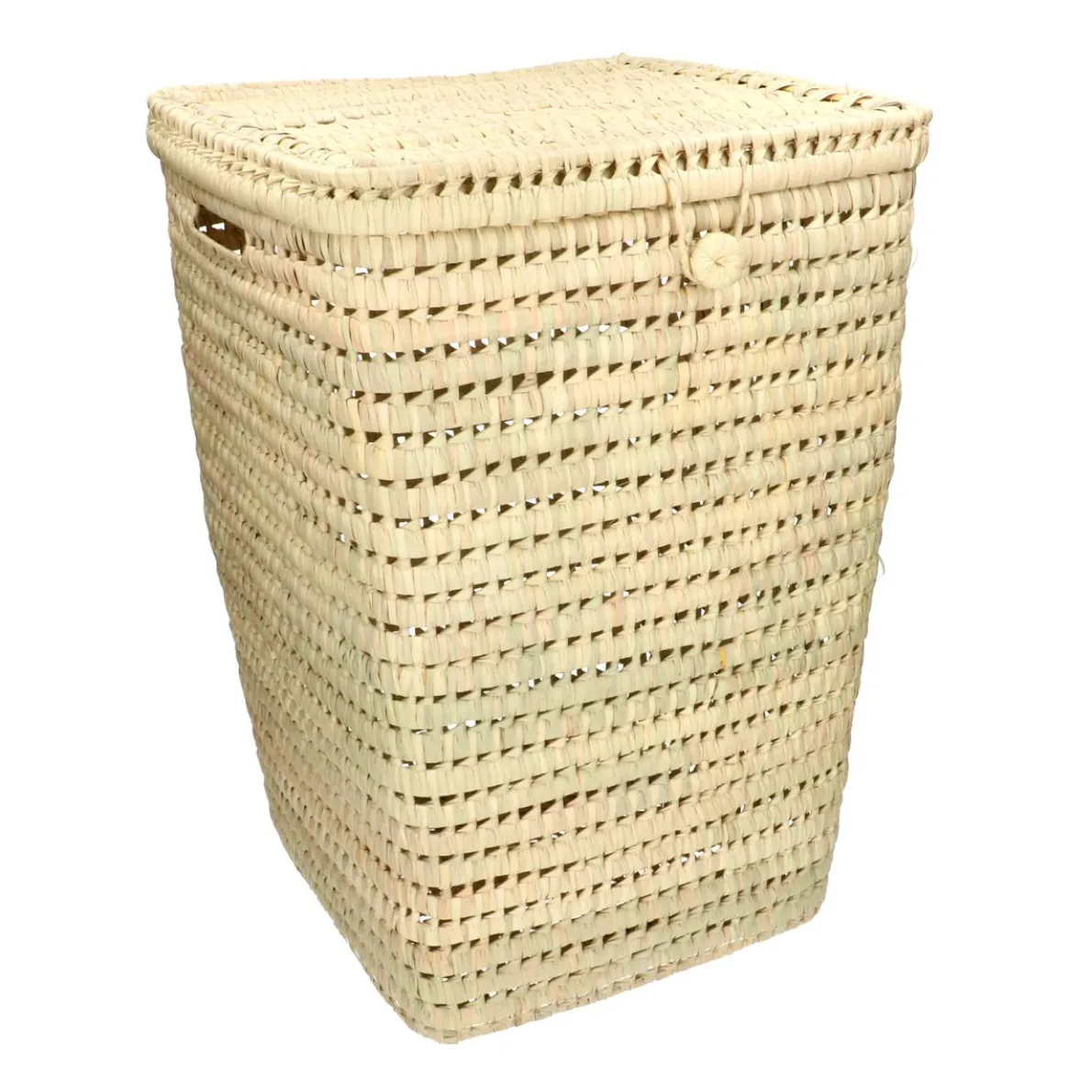 Wasmand, palmblad, vierkant