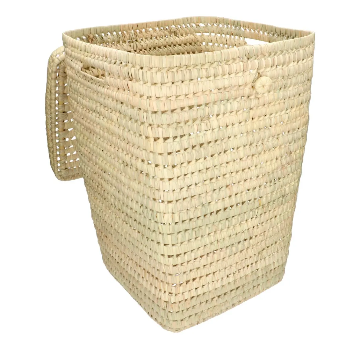 Wasmand, palmblad, vierkant