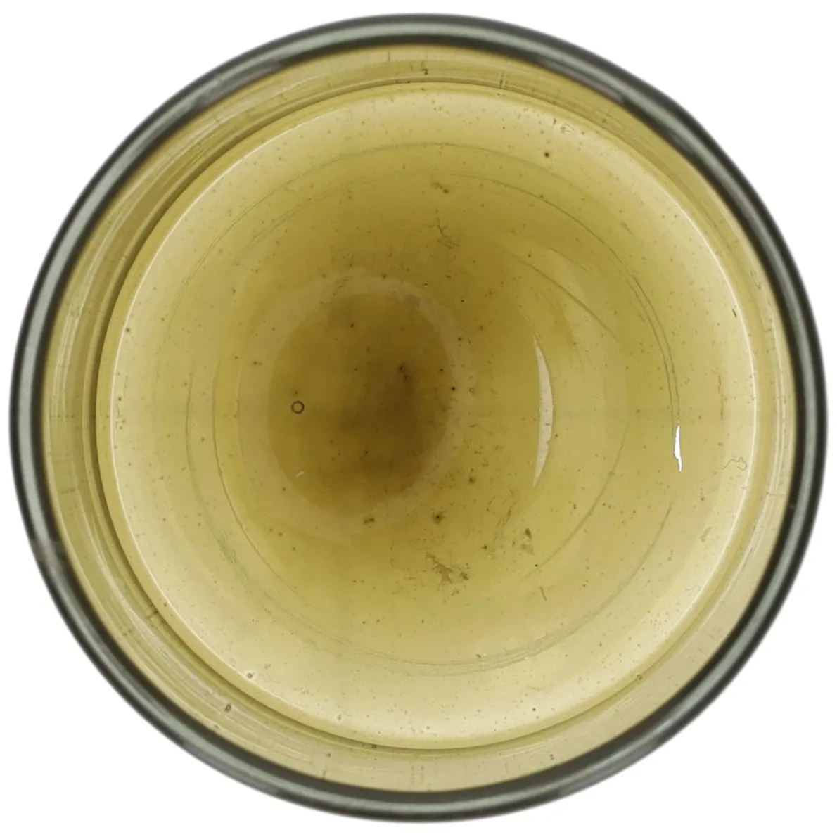 Waxinelichthouder, groen glas, ster, 7,5 cm