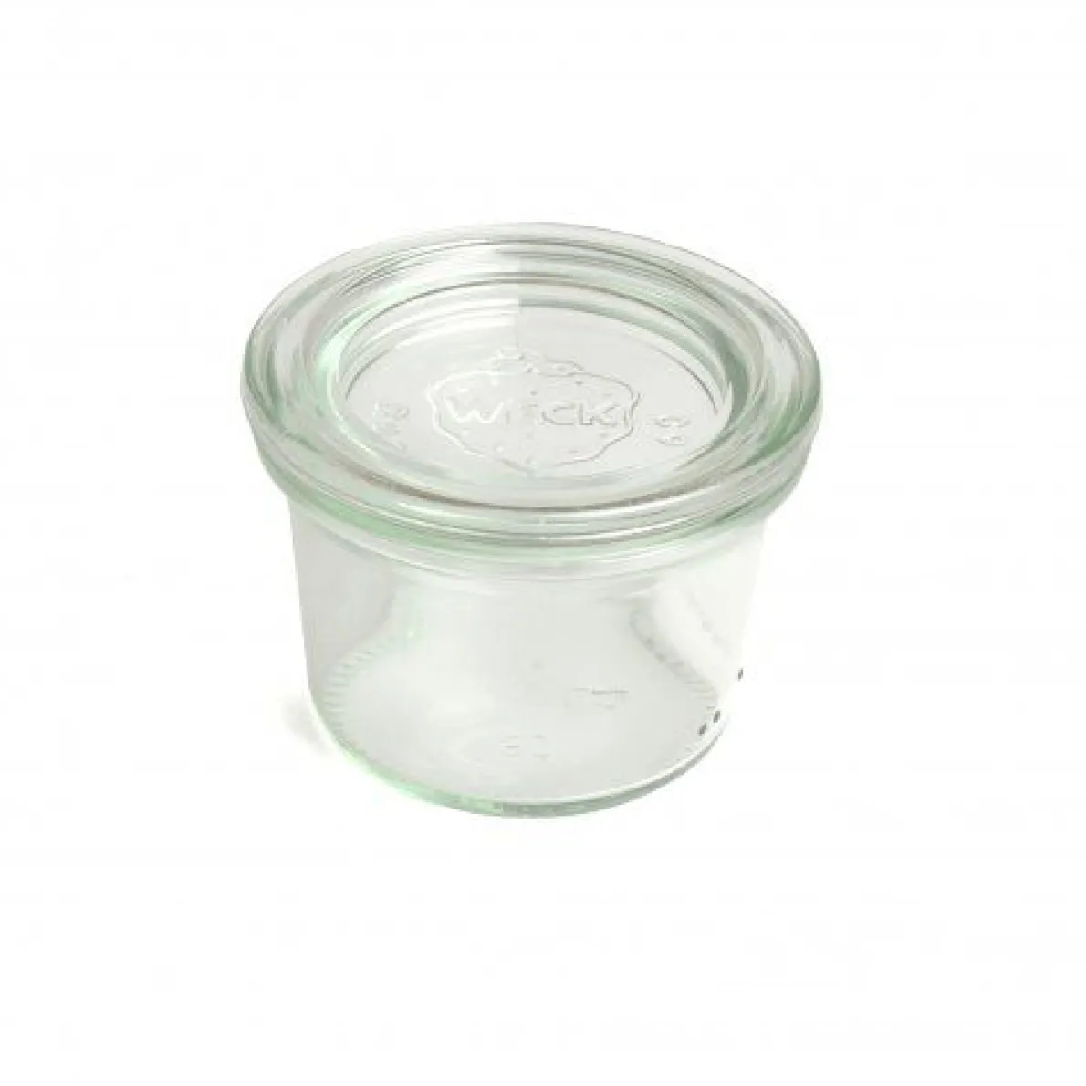 Weckpotje laag, 80 ml