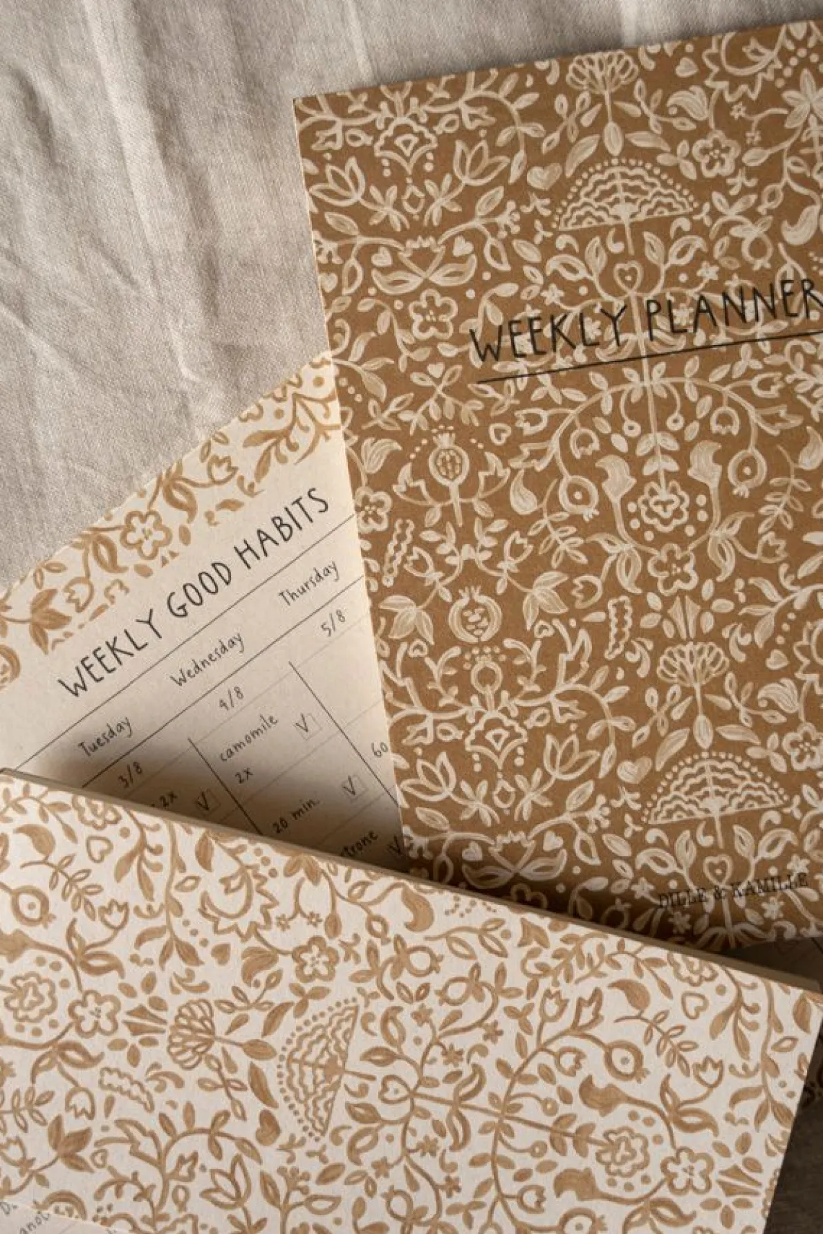 Weekplanner 'Good habits', decoratief, A5