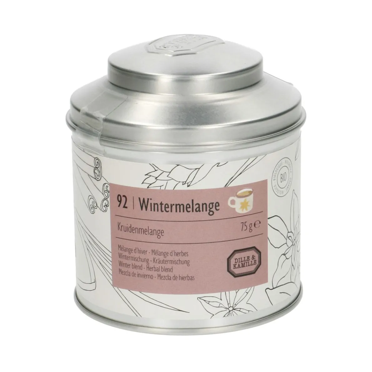 Wintermelange, kruidenmelange, biologisch, blik 75 gram