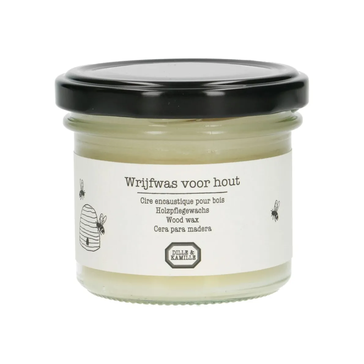 Wrijfwas voor hout, 125 ml