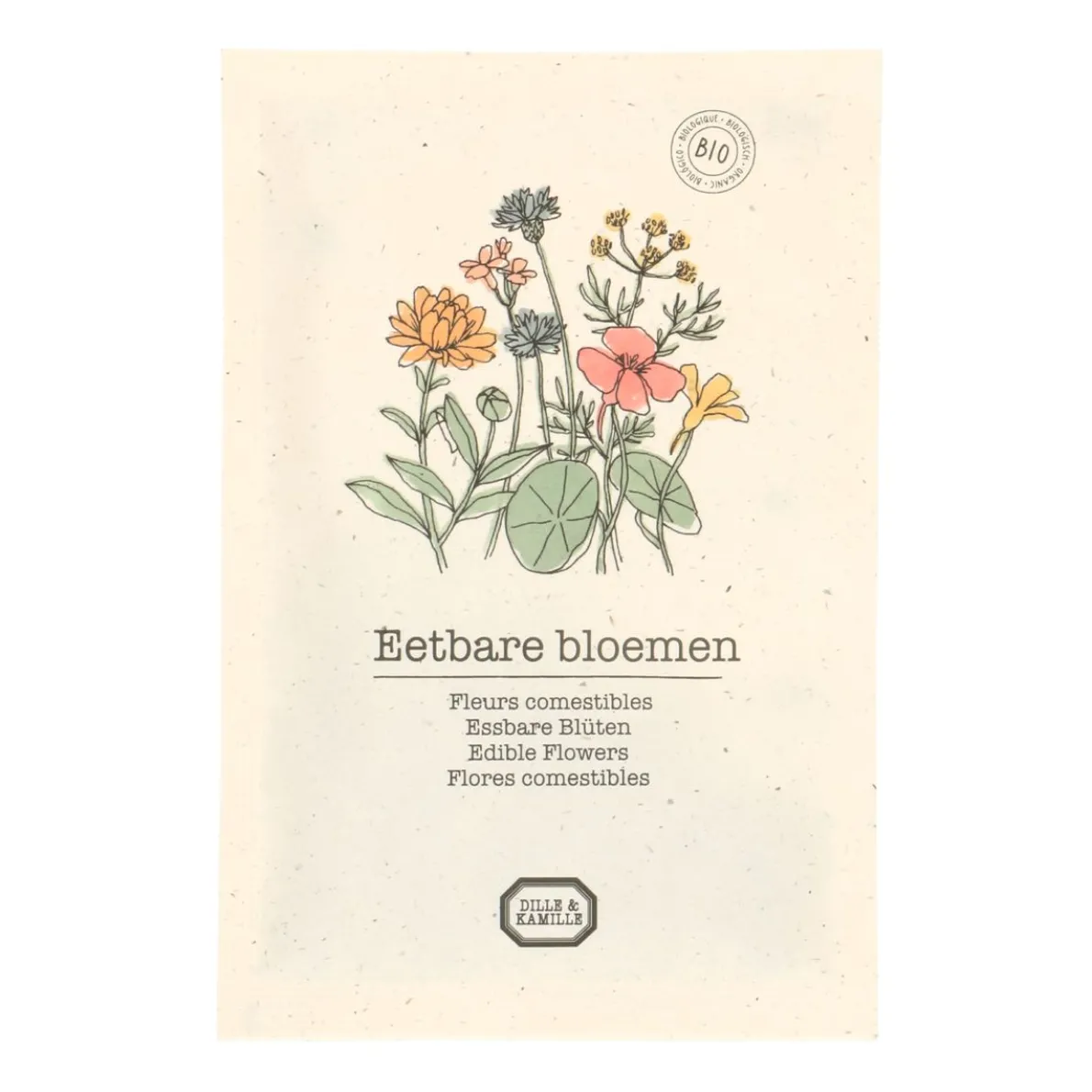 Zadenmengsel, biologisch, eetbare bloemen, 5 g