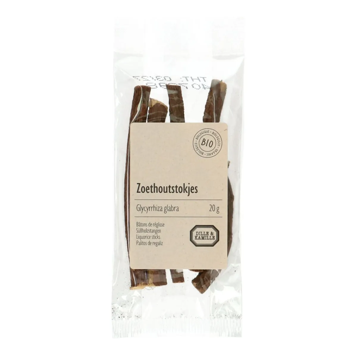 Zoethoutstokjes, biologisch, 20 g